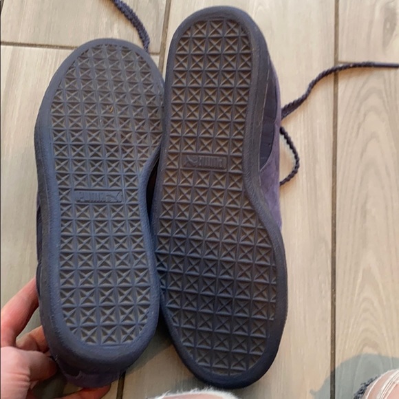 Puma x Solange navy suede patterned sneakers - Picture 5 of 9